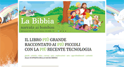 Desktop Screenshot of labibbianarrataaibambini.com